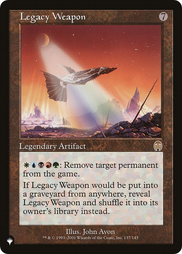 Legacy Weapon (137/143) (LIST)