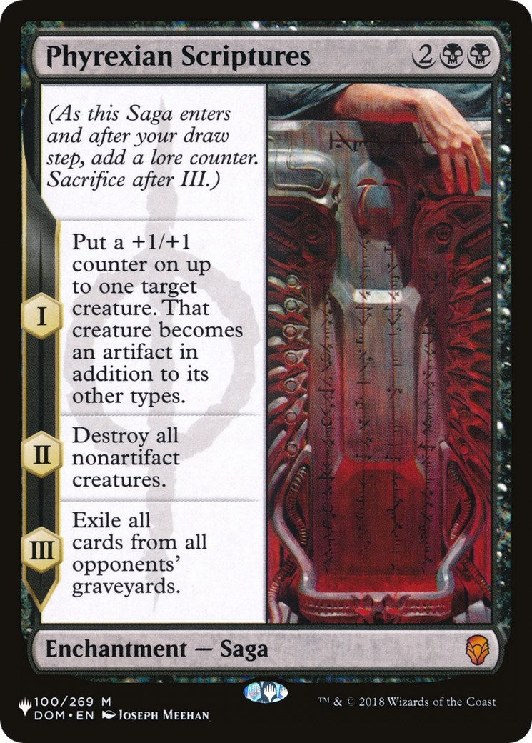 Phyrexian Scriptures (100/269) (LIST)