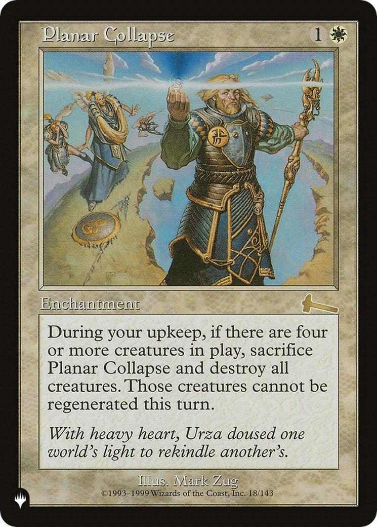 Planar Collapse (18/143) (LIST)