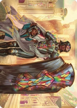 Guardian of New Benalia Art Card (Gold-Stamped Signature) (8) (ASDMU)