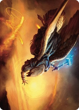 Battlewing Mystic Art Card (Gold-Stamped Signature) (14) (ASDMU)