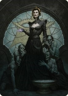 Liliana of the Veil Art Card (24) (ASDMU)
