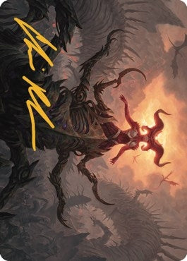 Sheoldred, the Apocalypse Art Card (Gold-Stamped Signature) (26) (ASDMU)