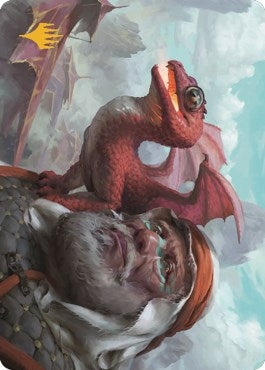 Dragon Whelp Art Card (Gold-Stamped Signature) (29) (ASDMU)