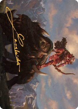 Meria's Outrider Art Card (Gold-Stamped Signature) (37) (ASDMU)
