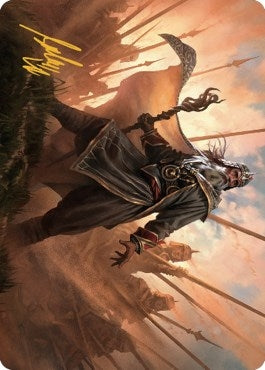 Hazezon, Shaper of Sand Art Card (Gold-Stamped Signature) (46) (ASDMU)