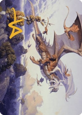 Rith, Liberated Primeval Art Card (Gold-Stamped Signature) (52) (ASDMU)