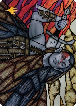 Radha, Coalition Warlord Art Card (Gold-Stamped Signature) (75) (ASDMU)