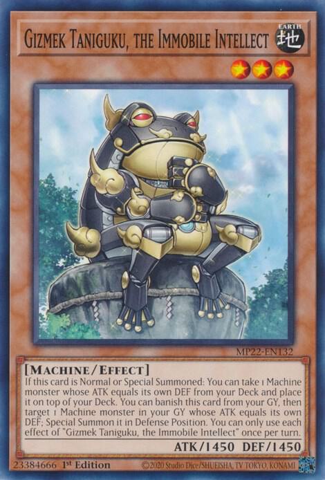 Gizmek Taniguku, the Immobile Intellect (MP22-EN132) (MP22)
