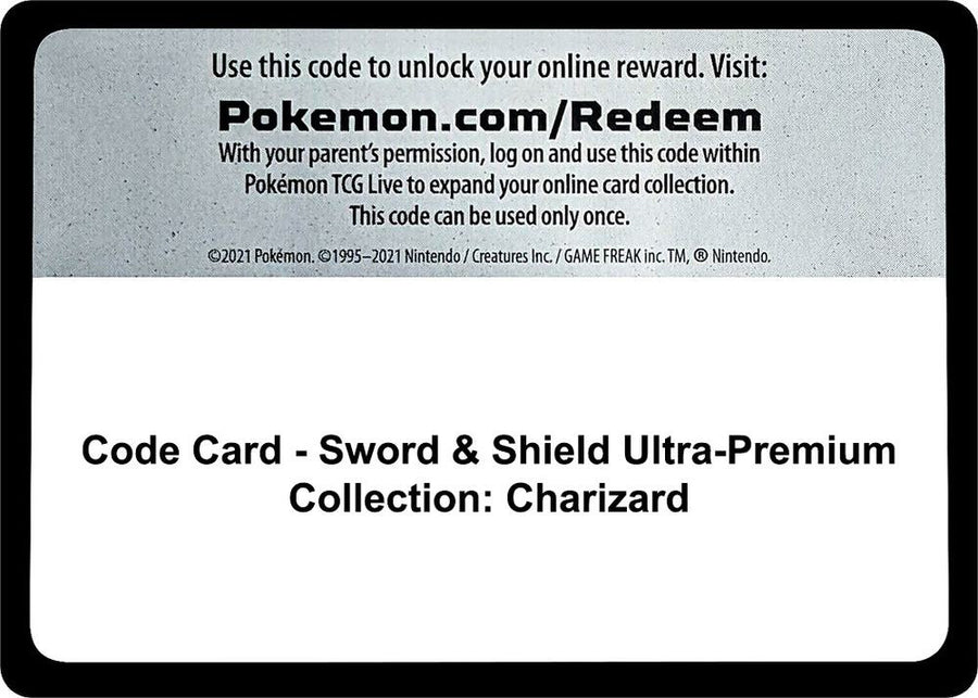 Code Card - Sword & Shield Ultra-Premium Collection: Charizard (MCAP)