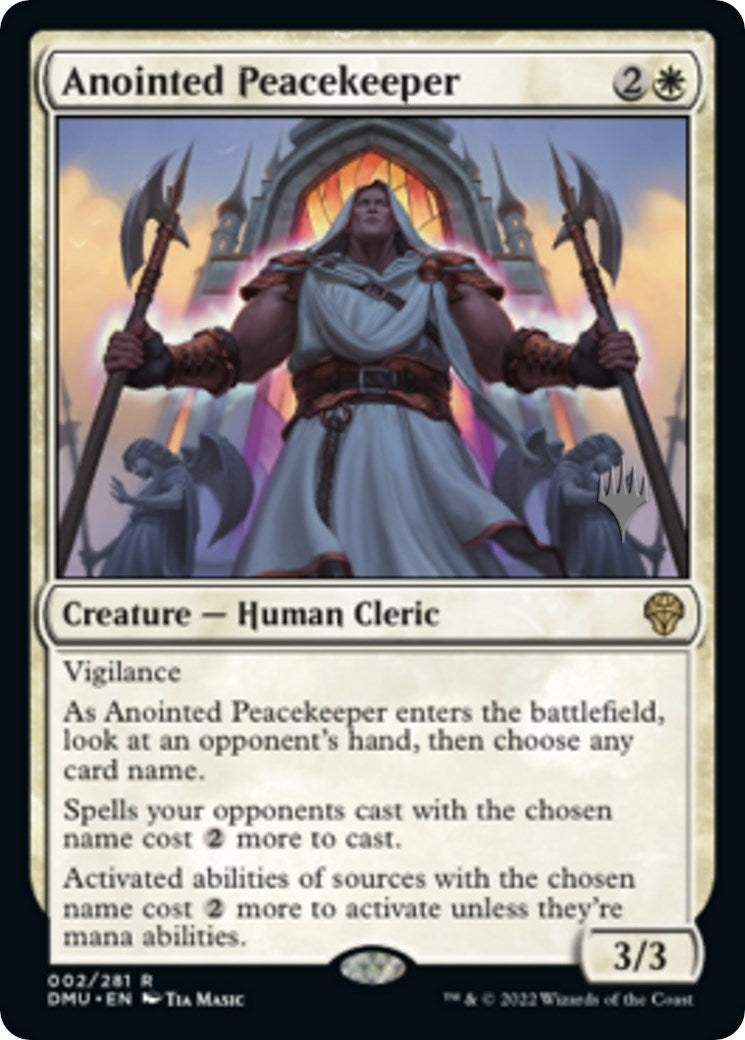 Image for Anointed Peacekeeper (2) (PPDMU) - Magic: The Gathering