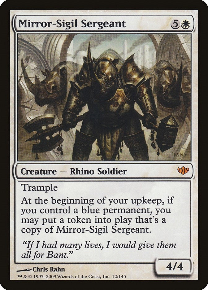 Image for Mirror-Sigil Sergeant (12) (CON) - Magic: The Gathering