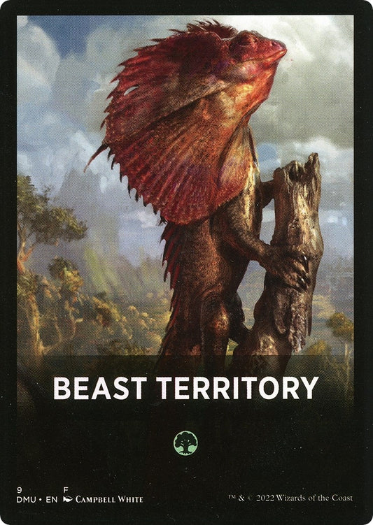 Image for Beast Territory Theme Card (9) (DMU) - Magic: The Gathering