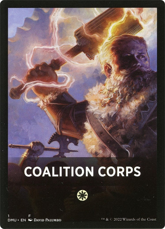 Image for Coalition Corps Theme Card (1) (DMU) - Magic: The Gathering