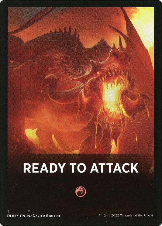 Image for Ready to Attack Theme Card (7) (DMU) - Magic: The Gathering