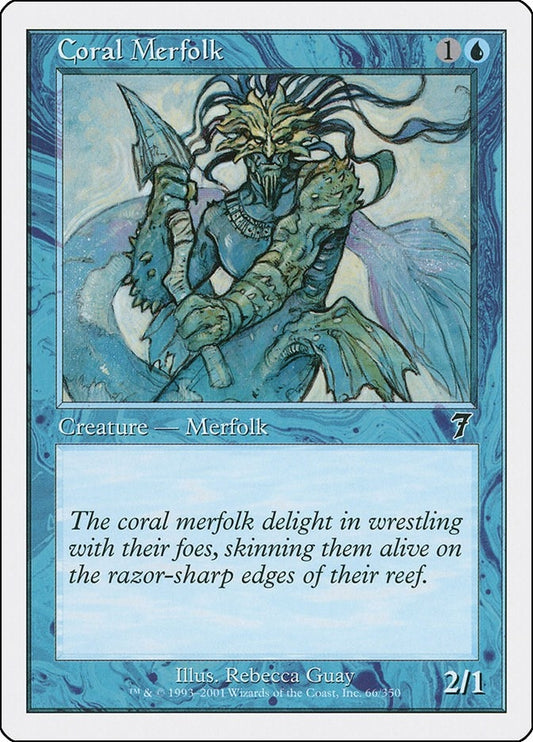 Image for Coral Merfolk (66) (7ED) - Magic: The Gathering