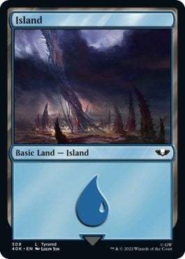 Island (309) (Surge Foil) (309) (40K)