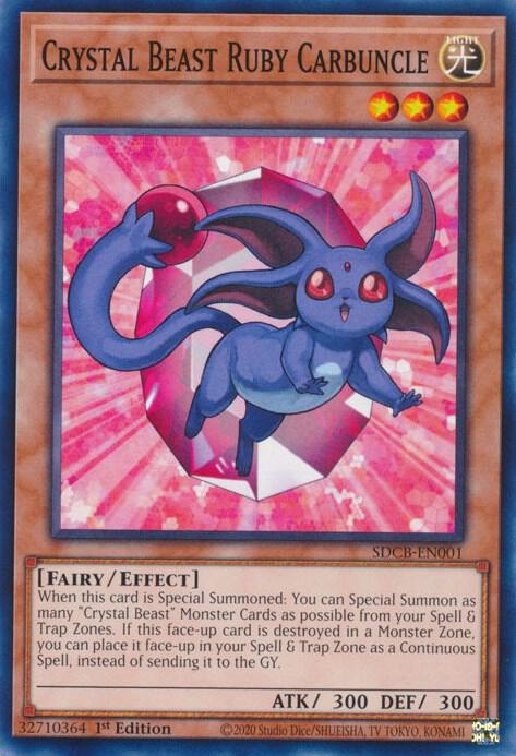 Crystal Beast Ruby Carbuncle (SDCB-EN001) (SDCB)