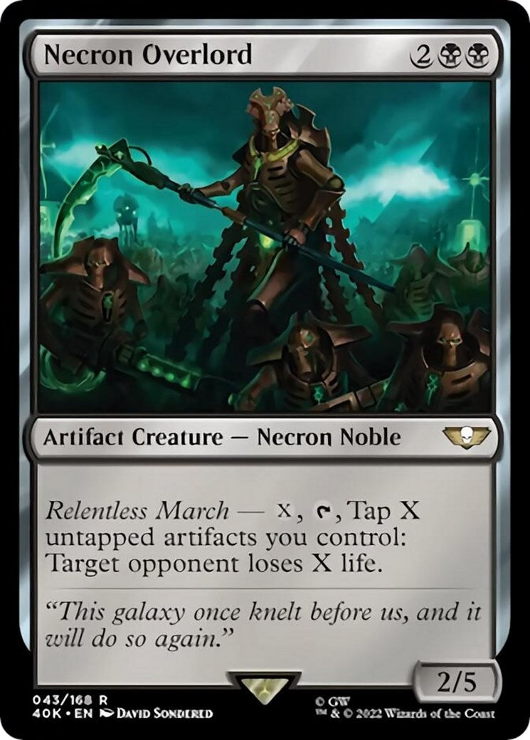 Necron Overlord (43) (40K)