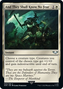 Image for And They Shall Know No Fear (9) (40K) - Magic: The Gathering