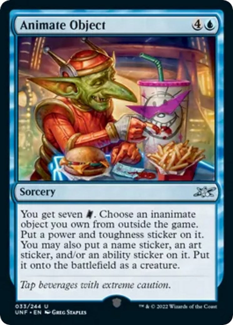 Image for Animate Object (33) (UNF) - Magic: The Gathering
