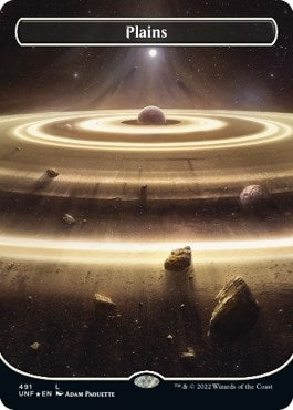 Image for Plains (491) (Borderless) (Galaxy Foil) (491) (UNF) - Magic: The Gathering