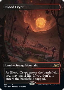 Image for Blood Crypt (Borderless) (Galaxy Foil) (530) (UNF) - Magic: The Gathering