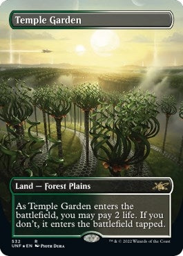 Temple Garden (Borderless) (Galaxy Foil) (532) (UNF)