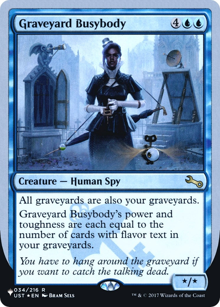 Graveyard Busybody (034/216) (LIST)