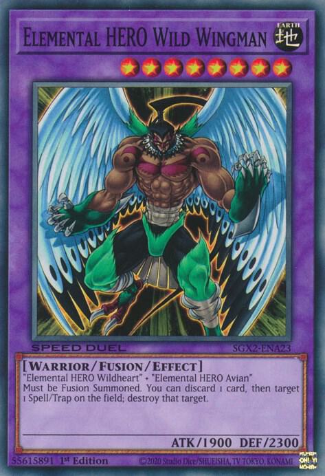 Elemental HERO Wild Wingman (SGX2-ENA23) (SGX2)