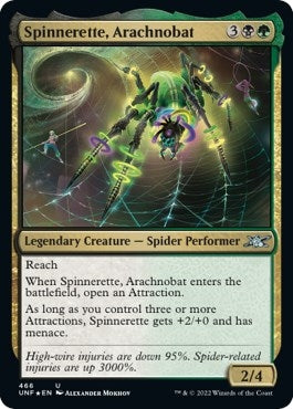 Spinnerette, Arachnobat (Galaxy Foil) (466) (UNF)