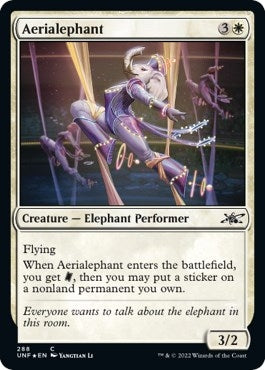 Image for Aerialephant (Galaxy Foil) (288) (UNF) - Magic: The Gathering
