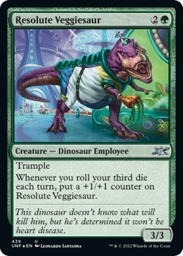 Resolute Veggiesaur (Galaxy Foil) (439) (UNF)