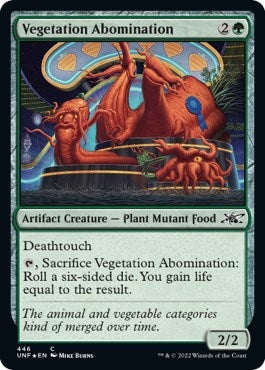 Vegetation Abomination (Galaxy Foil) (446) (UNF)