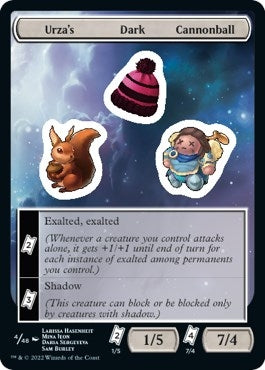 Urza's Dark Cannonball (4) (UNF)