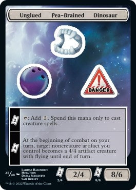Unglued Pea-Brained Dinosaur (45) (UNF)