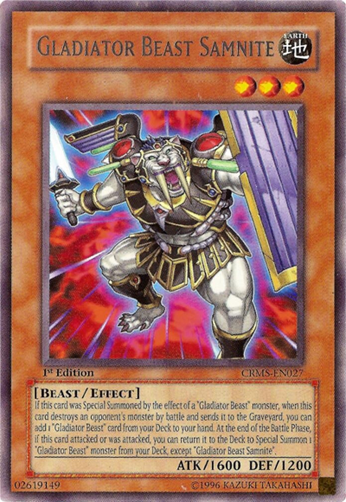 Gladiator Beast Samnite (CRMS-EN027) (CRMS)