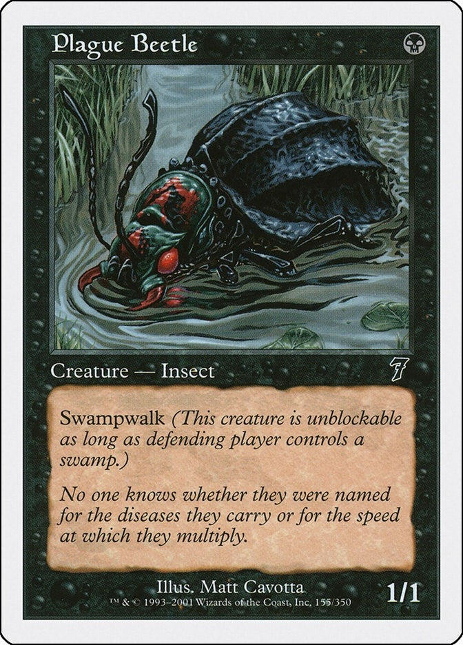 Image for Plague Beetle (155) (7ED) - Magic: The Gathering