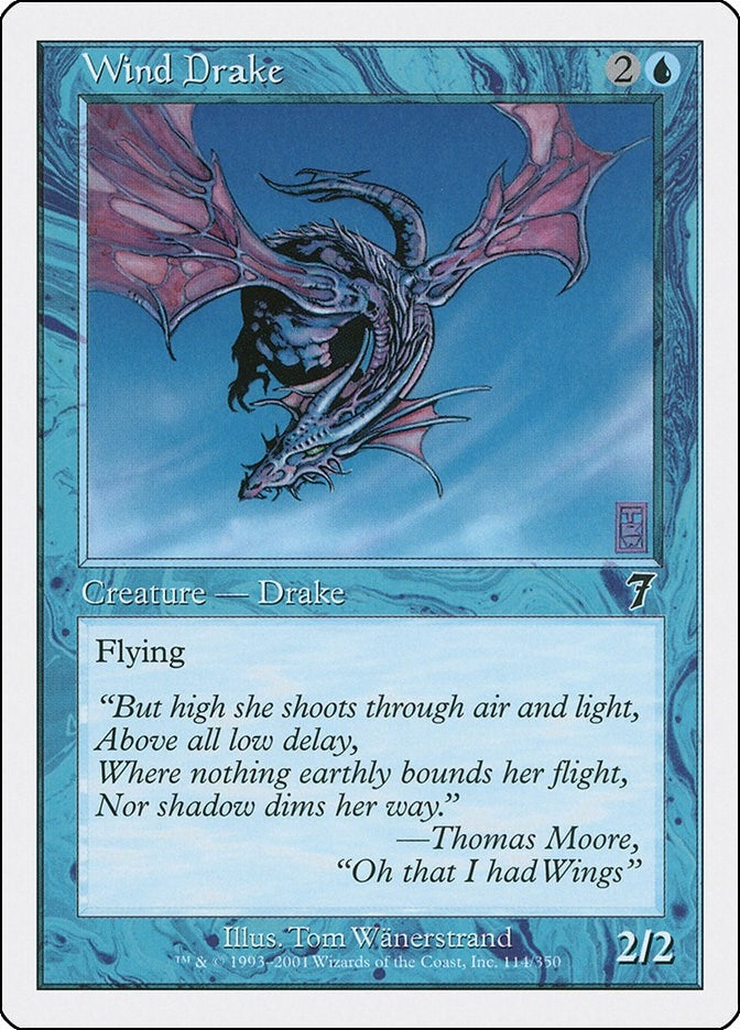 Image for Wind Drake (114) (7ED) - Magic: The Gathering