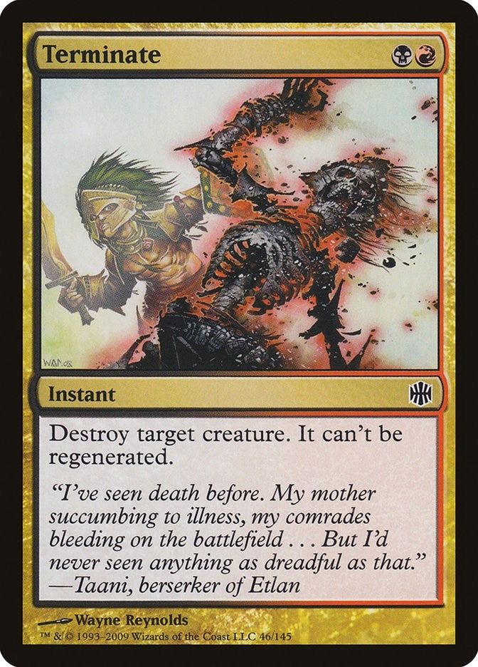Image for Terminate (46) (ARB) - Magic: The Gathering