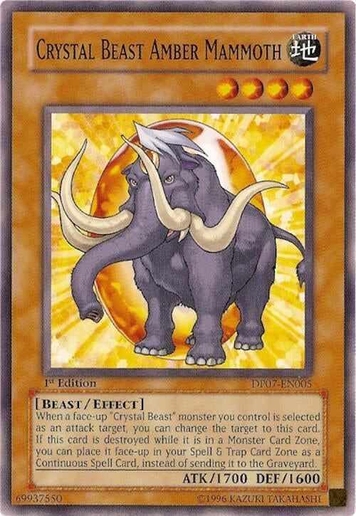 Crystal Beast Amber Mammoth (DP07-EN005) (DP07)