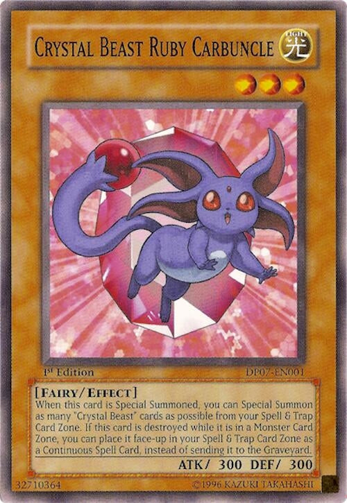Crystal Beast Ruby Carbuncle (DP07-EN001) (DP07)