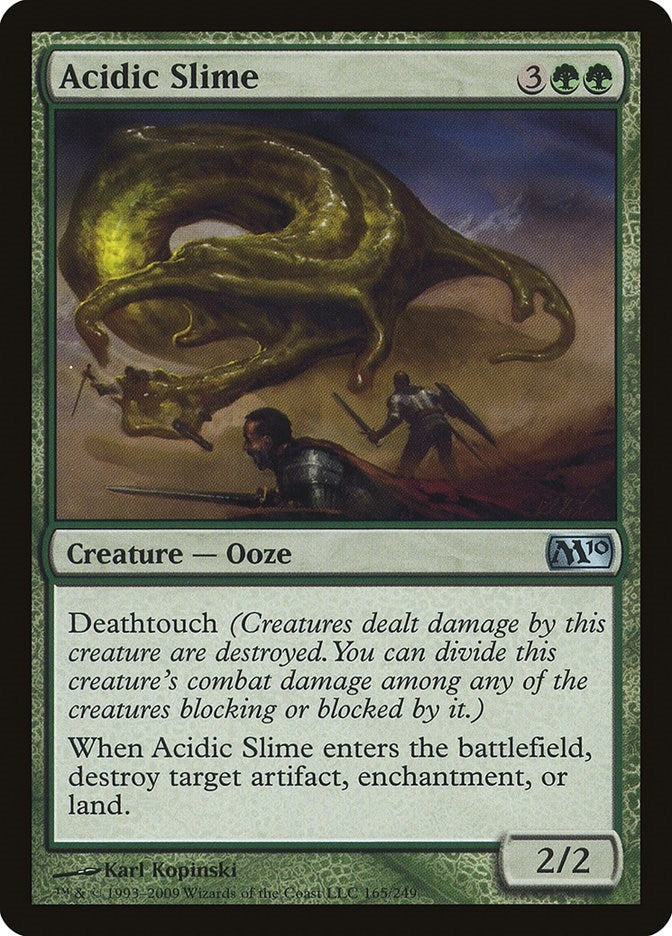 Image for Acidic Slime (165) (M10) - Magic: The Gathering