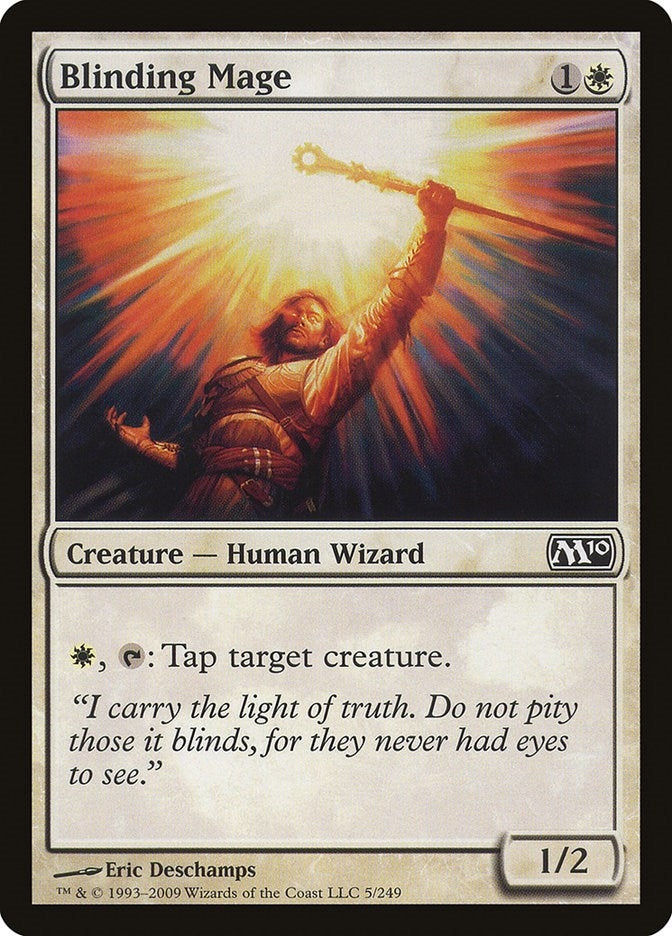 Image for Blinding Mage (5) (M10) - Magic: The Gathering