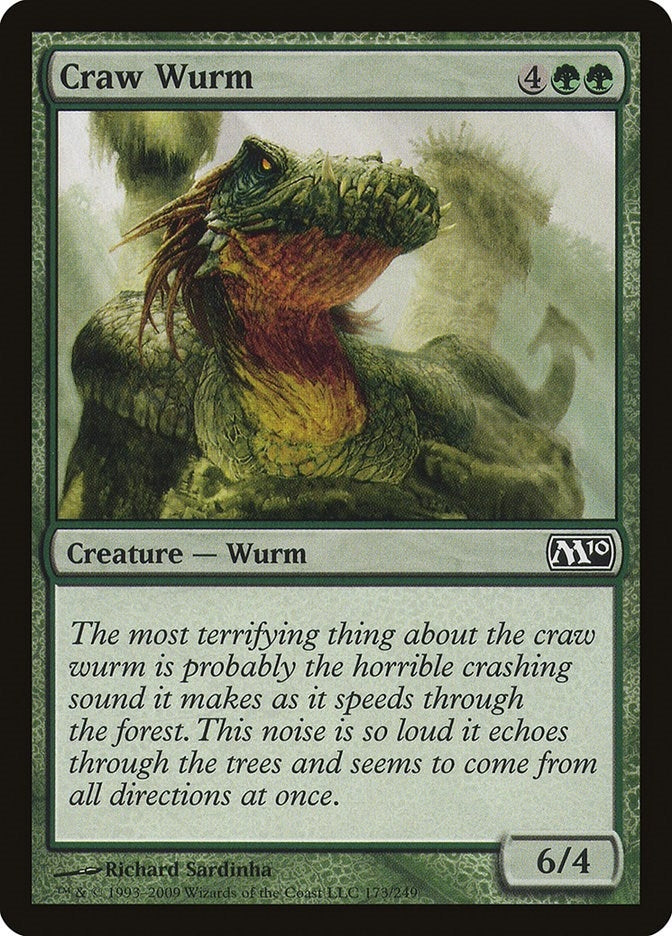 Image for Craw Wurm (173) (M10) - Magic: The Gathering