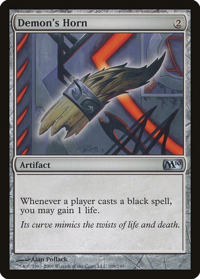 Image for Demon's Horn (209) (M10) - Magic: The Gathering