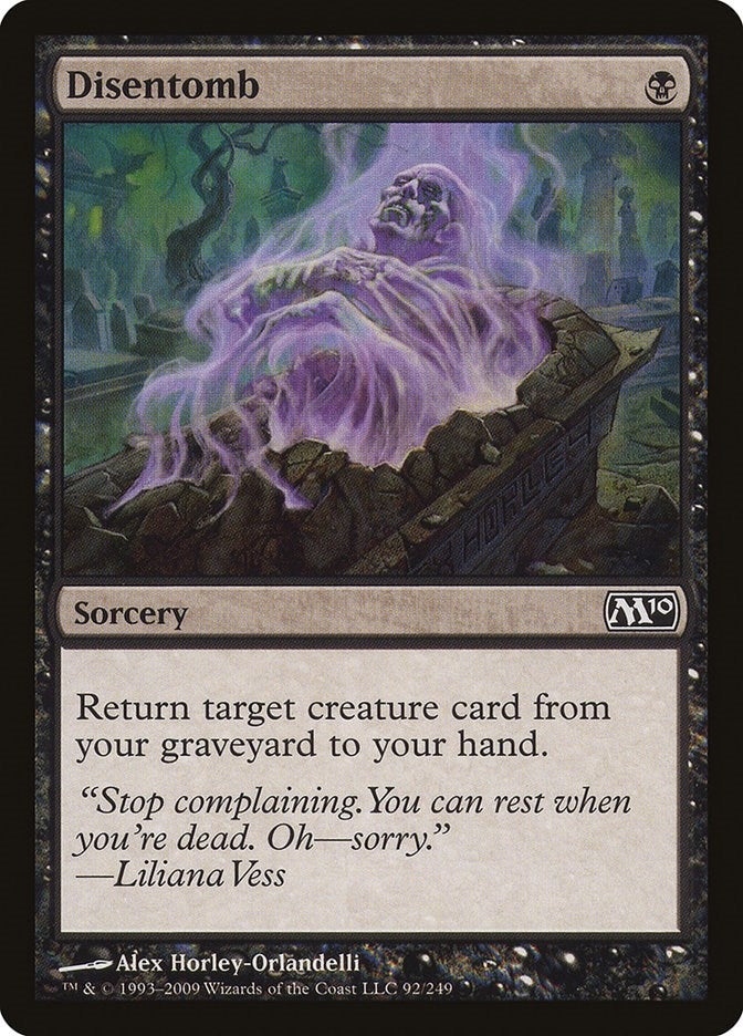 Image for Disentomb (92) (M10) - Magic: The Gathering