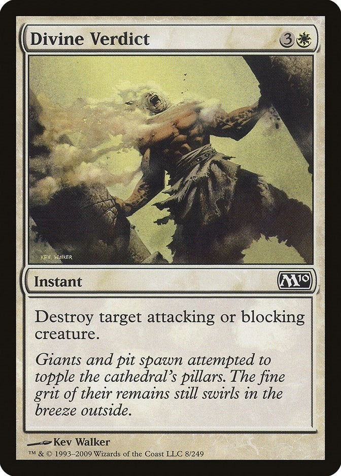 Image for Divine Verdict (8) (M10) - Magic: The Gathering