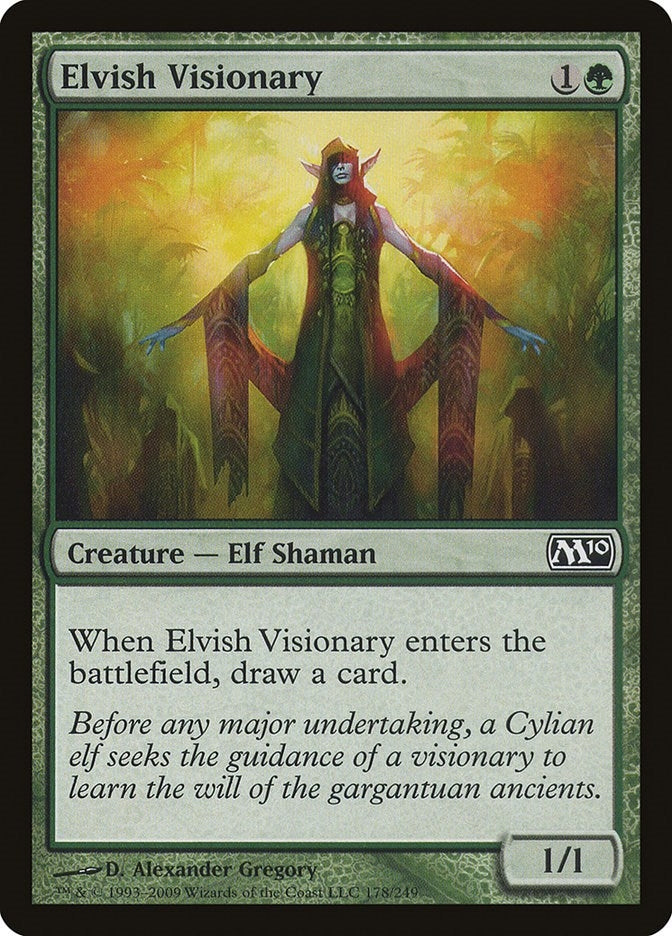 Image for Elvish Visionary (178) (M10) - Magic: The Gathering