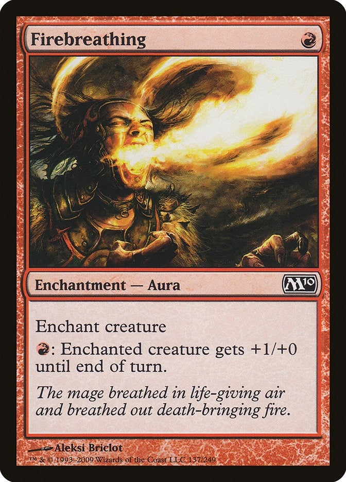 Image for Firebreathing (137) (M10) - Magic: The Gathering